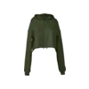 Raw Edge Crop Hoodie Tumnagel bild 1