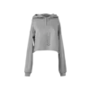 Raw Edge Crop Hoodie Tumnagel bild 5