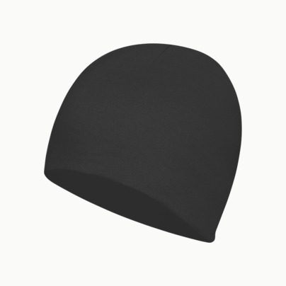 Slätstickade mössor med reklamlogo