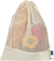 Eko Mesh Bag Fairtrade bomull Tumnagel bild 3