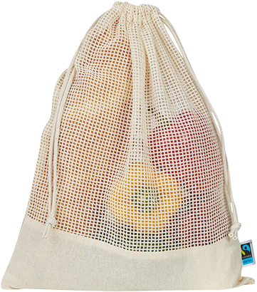 Eko Mesh Bag Fairtrade bomull Bild 3