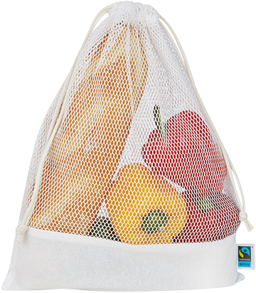 Eko Mesh Bag Fairtrade bomull Bild 5