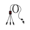 Laddningskabel Light up Logo 5-i-1 Tumnagel bild 2
