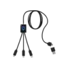 Laddningskabel Light up Logo 5-i-1 Tumnagel bild 3