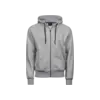 Tee Jays Contrast Zip Hoodie Herr Tumnagel bild 1