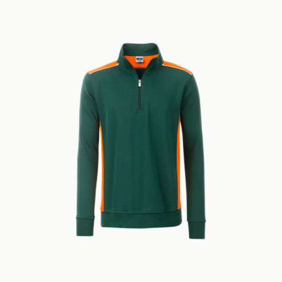 Arbets sweatshirts med reklamtryck