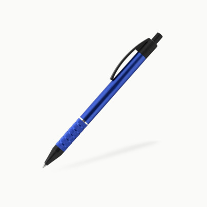 Kromade bläckpennor med reklamtryck