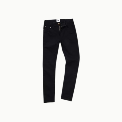 Tighta jeans med reklamlogo