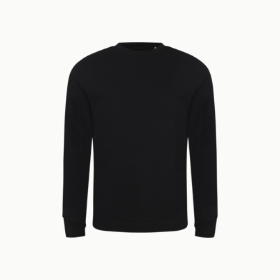 Sweatshirts i återvunnen bomull med reklamtryck