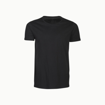 Kvalitets t-shirts i bomull med reklamtryck