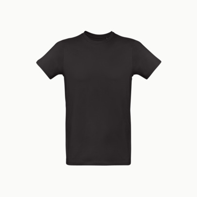 Neutrala eko t-shirts i lite tjockare kvalitet med reklamtryck