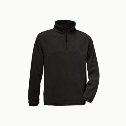 ¼ zip fleecejackor med reklamlogo