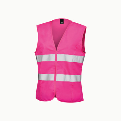 Reflexvästar med feminin passform - med reklamtryck