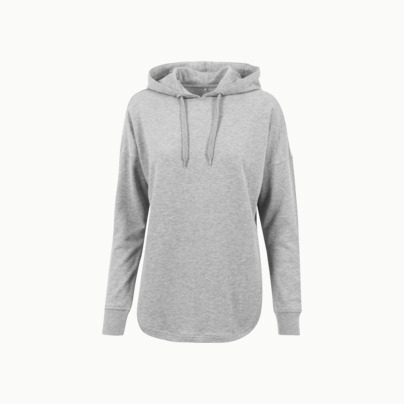 Dam hoodies i oversize med reklamtryck