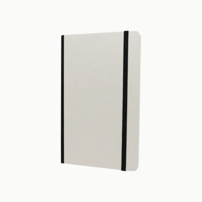 Vita anteckningsböcker från Moleskine med reklamtryck