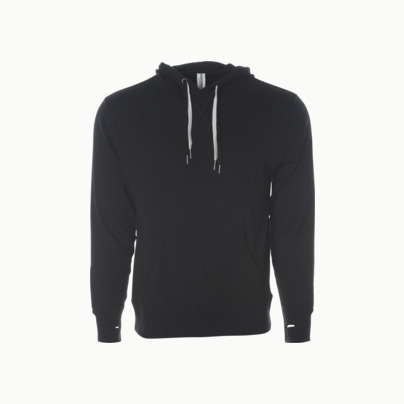 French terry hoodies med reklamtryck