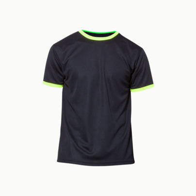 Herr- & barn t-shirts i funktionsmaterial med reklamtryck