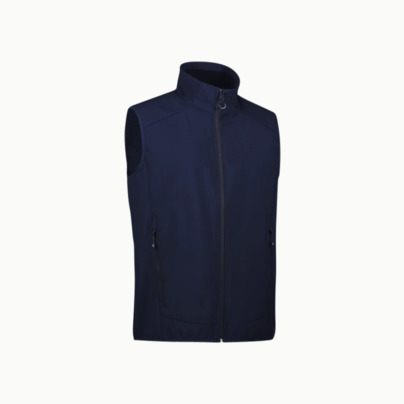 Funktionella softshell västar med reklamlogo