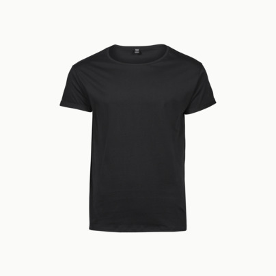 T-shirts med roll-up ärmar med reklamtryck
