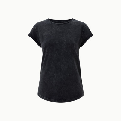 Eko dam t-shirts med rullade ärmar - med reklamtryck