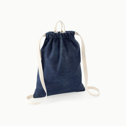 Coola jeans gympapåsar med reklamtryck