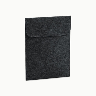 Tabletfodral i filt med reklamlogo