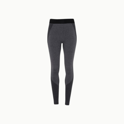 Sömlösa sporttights med reklamtryck