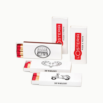 Tändstickor med reklamtryck