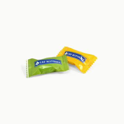Billiga karameller med reklamtryck
