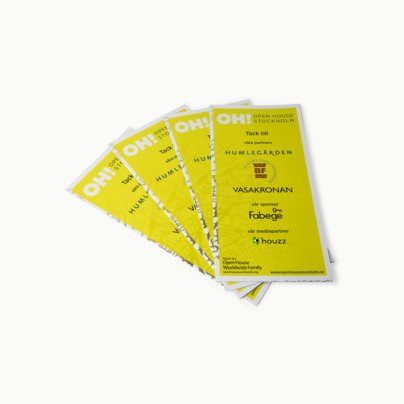 Broschyr booklets med eget tryck