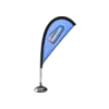 Bordsflagga Beachflag Tumnagel bild 1