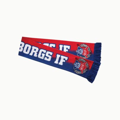 Egendesignade dubbelstickade halsdukar med brodyr