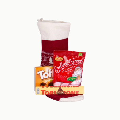 Julstrumpa med godis