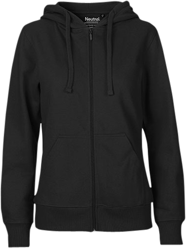 Dam Zip Hoodie Fairtrade bomull  Bild 2