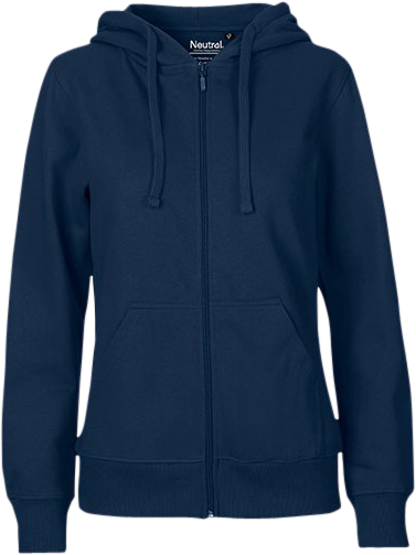 Dam Zip Hoodie Fairtrade bomull  Bild 5