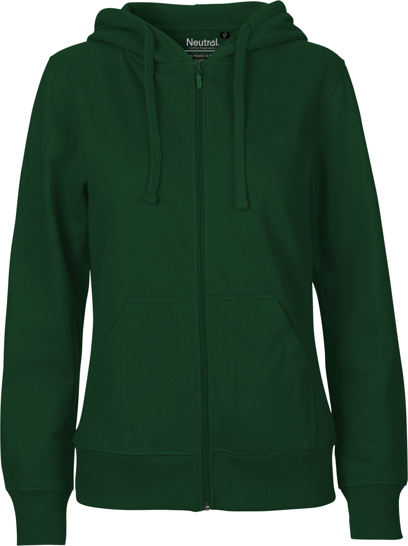 Dam Zip Hoodie Fairtrade bomull  Bild 15