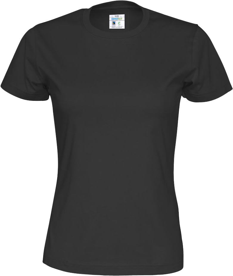 EKO T-shirt Fairtrade bomull Dam Bild 1